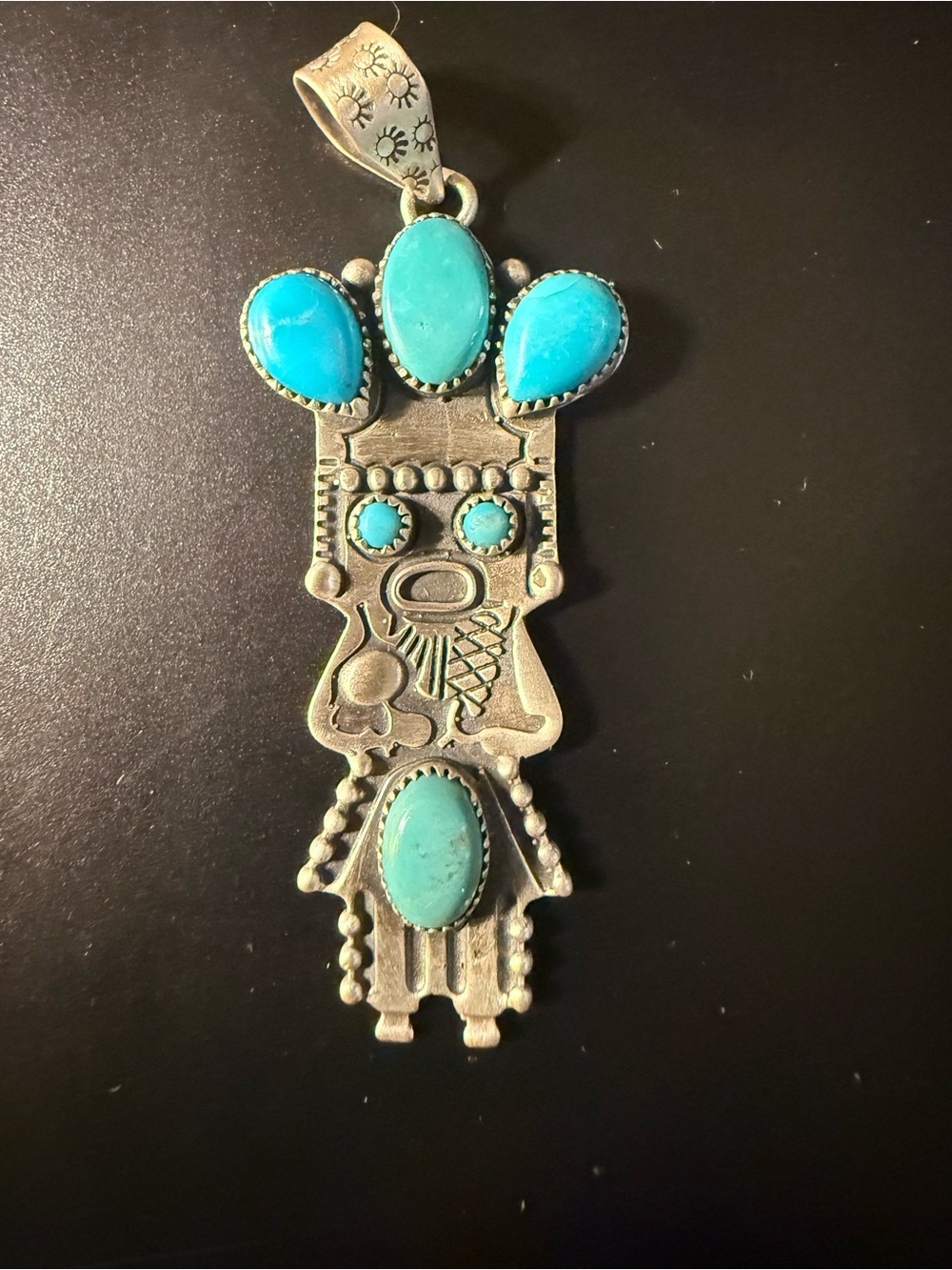 Kachina Pendant Handcrafted Inspired by Native Americans ..Very Interesting